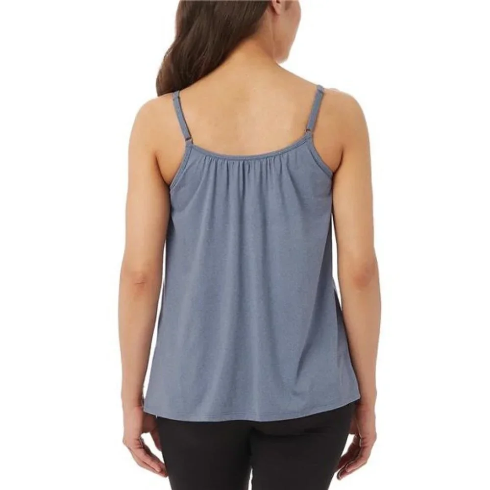 32 Degrees Womens Cool Bra Top, 2 Pack (Blue/Lavender, Medium) - Picture 4 of 4